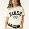 Ioni Varsity T-Shirt Ecru