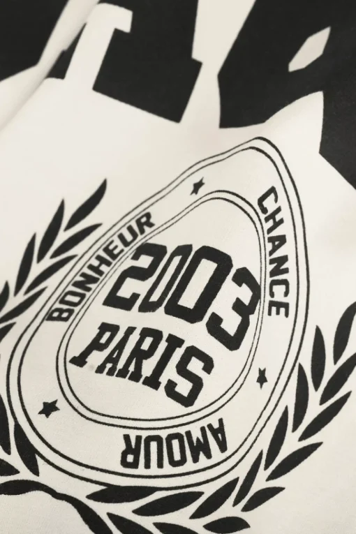 Ioni Varsity T-Shirt Ecru