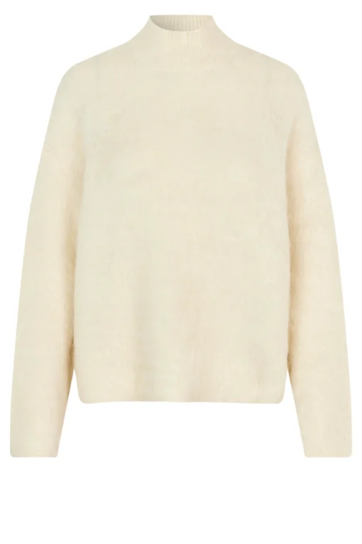 Isaky Knit T-Neck Eggnog