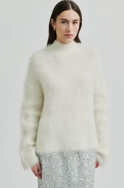 Isaky Knit T-Neck Eggnog