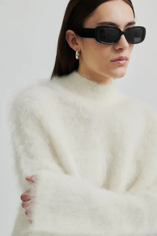Isaky Knit T-Neck Eggnog