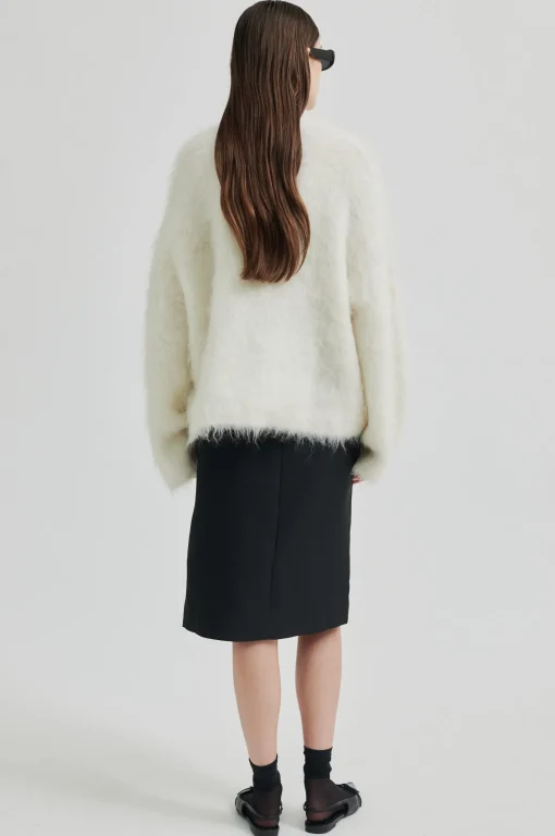 Isaky Knit T-Neck Eggnog
