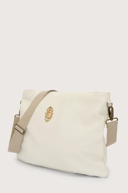 Ivory Zaza Bag Linen Strap