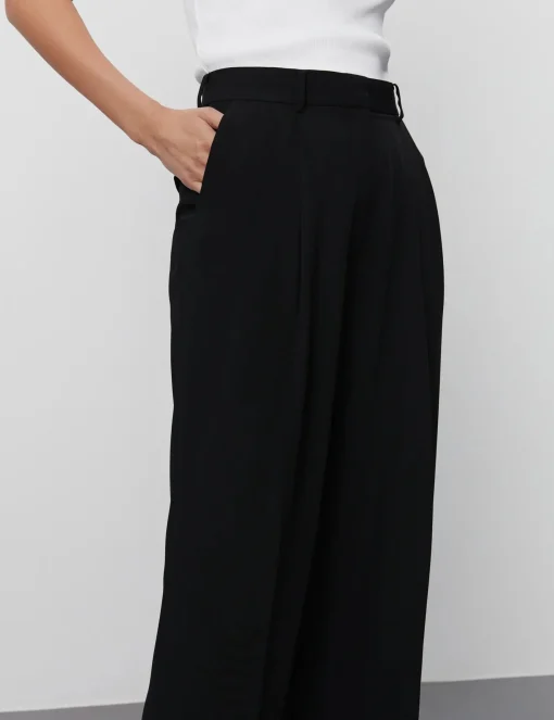 Jacques Classic Gabardine Trousers Black