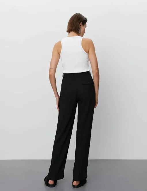 Jacques Classic Gabardine Trousers Black