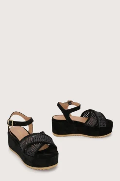 Jaipur Suede Sandal Black