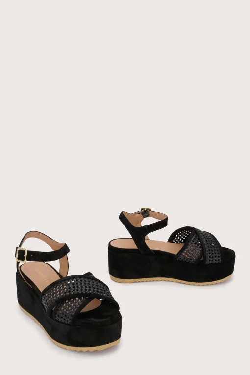 Jaipur Suede Sandal Black