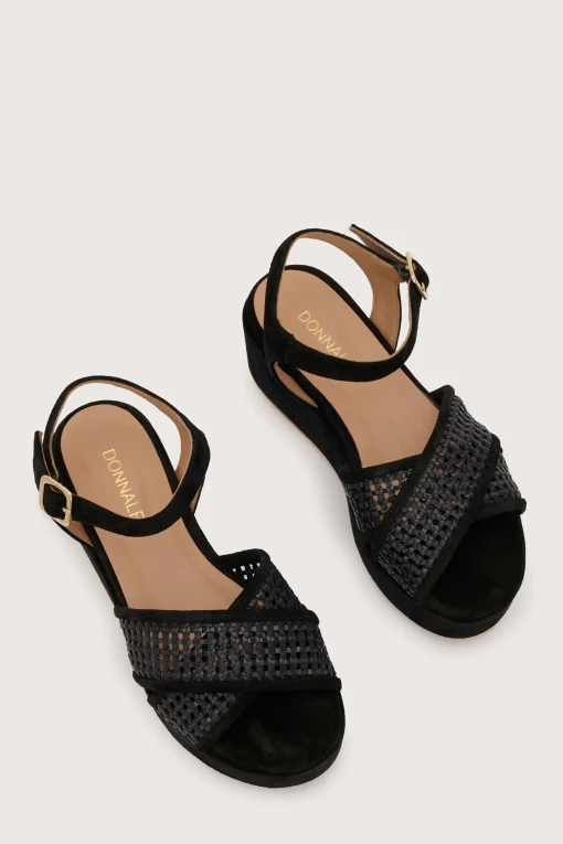 Jaipur Suede Sandal Black