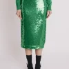 Jamyla Green Sequin Skirt