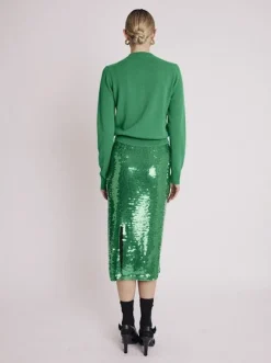 Jamyla Green Sequin Skirt