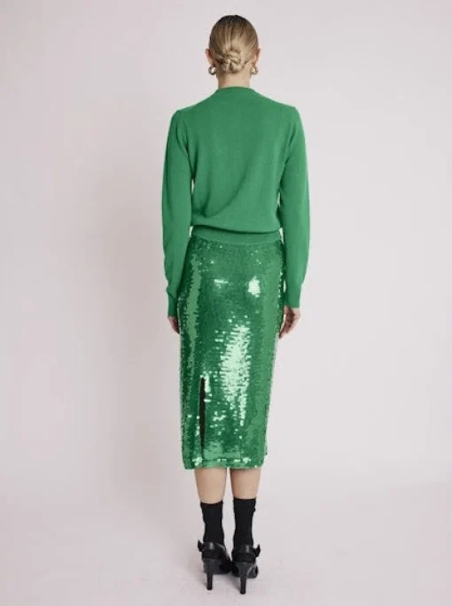 Jamyla Green Sequin Skirt