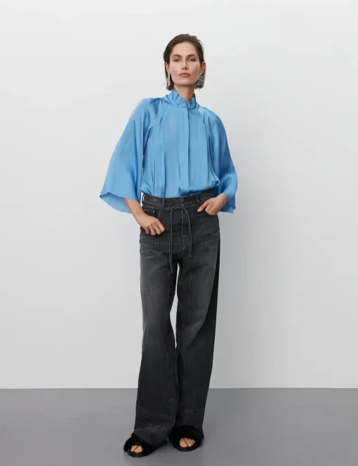 Jules Top Silver Lake Blue