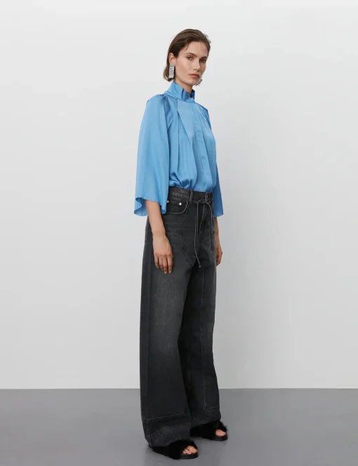Jules Top Silver Lake Blue