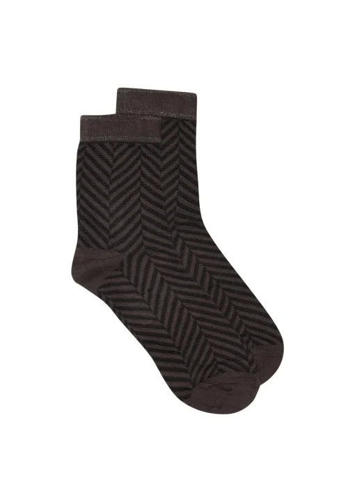 Kaila Short Sock Brown