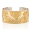 Large Mosaic Cuff Gold