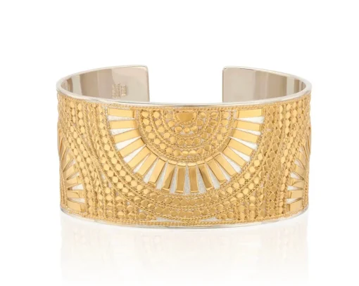 Large Mosaic Cuff Gold