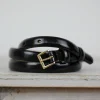 Leather Belt Black Patent