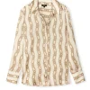 Ledger Shirt Ivory Gold Link