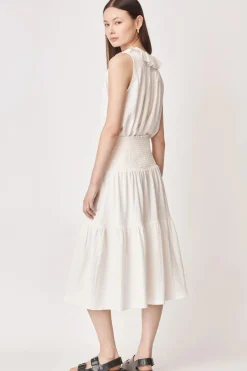 Leia Midi Skirt White