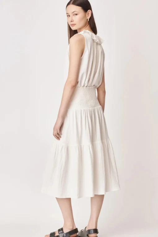 Leia Midi Skirt White