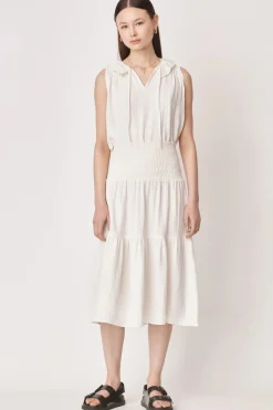 Leia Midi Skirt White