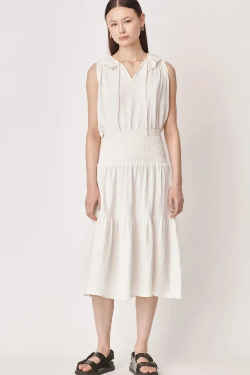 Leia Midi Skirt White