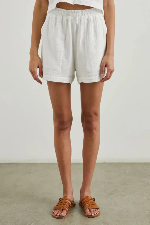 Leighton Shorts White