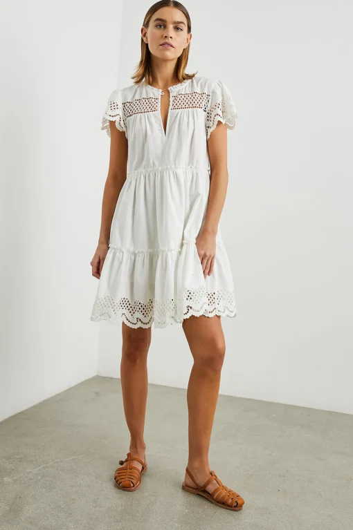 Lettie Dress White