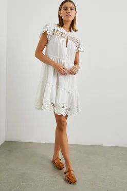 Lettie Dress White