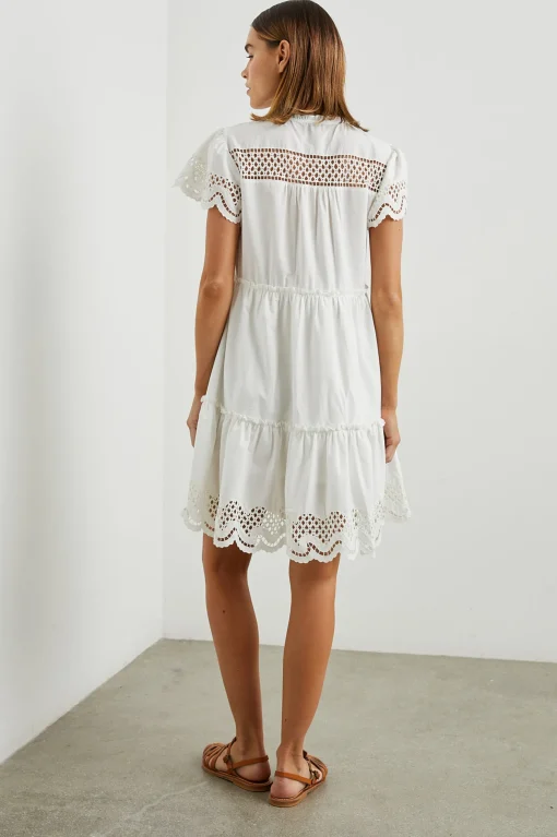 Lettie Dress White