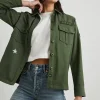 Loren Shirt Jacket Military Olive