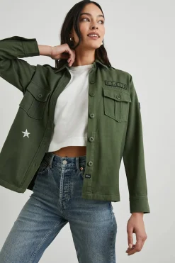 Loren Shirt Jacket Military Olive
