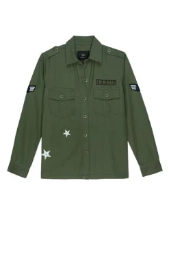 Loren Shirt Jacket Military Olive