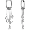 Love Note Hoops Steel