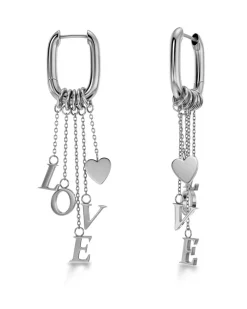 Love Note Hoops Steel