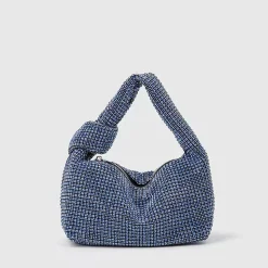Lulu Knot Sparkle Bag Blue