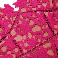 Magenta Azaelea Lace Dress