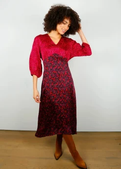 Maggie Dress Leo/Paisley Pinks