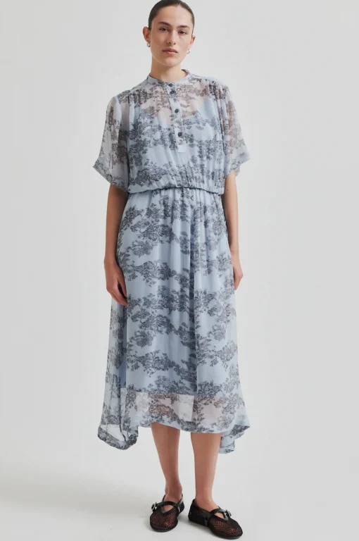 Maje Dress Cashmere Blue