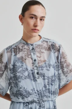 Maje Dress Cashmere Blue