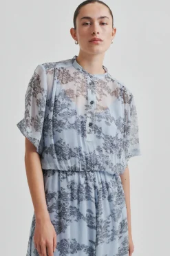 Maje Dress Cashmere Blue