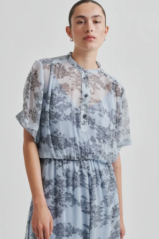 Maje Dress Cashmere Blue