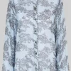 Maje Shirt Cashmere Blue