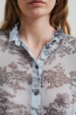 Maje Shirt Cashmere Blue