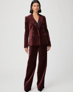 Malbec Blazer Dark Oxblood