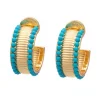 Manhattan Earrings Turquoise