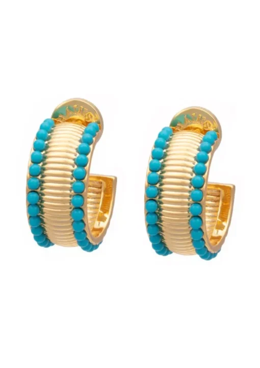 Manhattan Earrings Turquoise