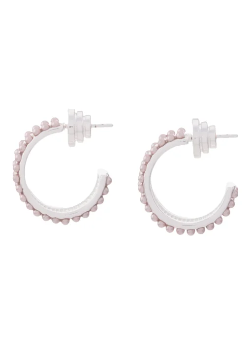 Manhattan Flat Hoop Silver