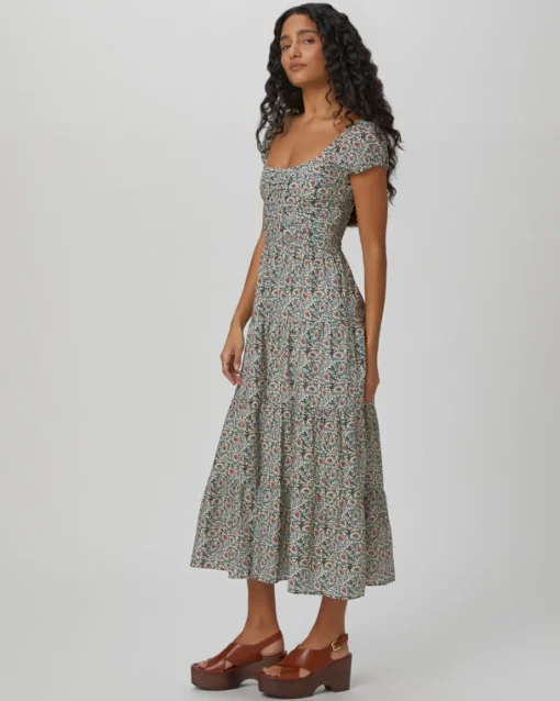 Marchella Dress Botanical Blue