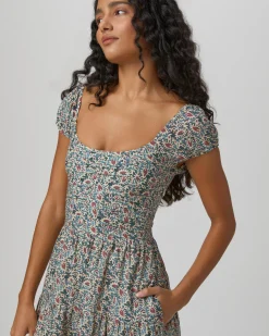 Marchella Dress Botanical Blue
